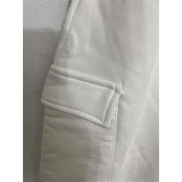 SALLY LAPOINTEcotton JOGGERS Off White size M NWT $290msrp